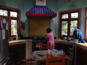 The sanctuary's kitchen