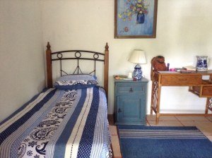 blue bed room